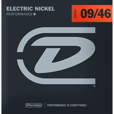 Cтруни для єлектрогітари Dunlop DEN0946 Nickel Plated Steel Light/Heavy Изображение