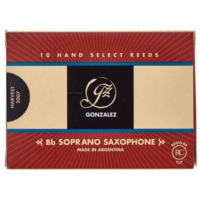 Тростина для сопрано саксофон Gonzalez Soprano Sax RC 3 Зображення