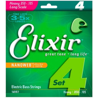 Струны для бас-гитары Elixir 4S NW H L Изображение