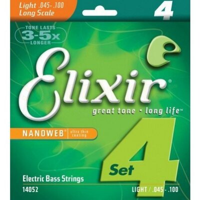 Струны для бас-гитары Elixir 4S NW L L Изображение