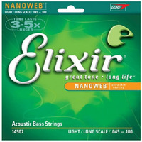 Струни для бас-гітари Elixir 4S NW LM L Зображення