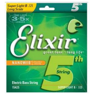 Струна для бас-гитары Elixir 5S NW 125 L S Изображение
