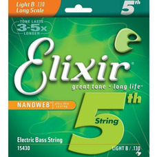 Струна для бас-гитары Elixir 5S NW 135 L S Изображение