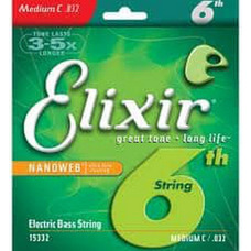 Струны для бас-гитары Elixir 6S NW M L Изображение