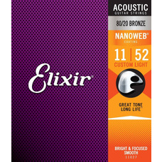 Струны для акустической гитары Elixir AC 8020 NW CL (3 Pk) Изображение