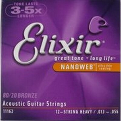 Струны для акустической гитары Elixir AC NW 12H Изображение