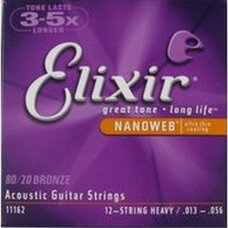 Струны для акустической гитары Elixir AC NW 12M Изображение
