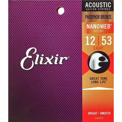 Струны для акустической гитары Elixir AC Ph NW L (3 Pk) Изображение