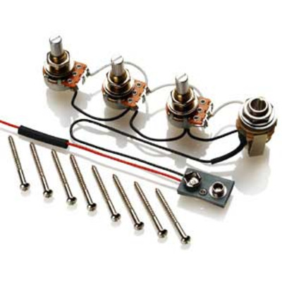 EMG CS J SOL (evo1) - набор потенциометров для Jazz Bass - громкость + тон, гладкие ручки (Solid Shaft) Изображение