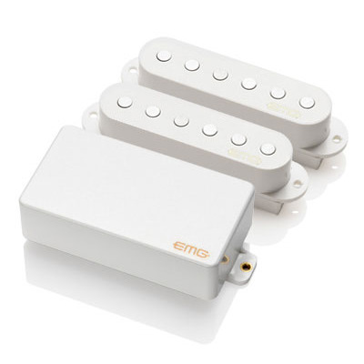 EMG SAV/SAV/89 white (evo1) - набор активных звукоснимателей Изображение