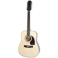 Акустическая гитара Epiphone DR-212 Natural CH HDWE Изображение
