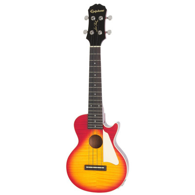 Укулеле електроакустичне Epiphone Ukulele Les Paul HCB Зображення