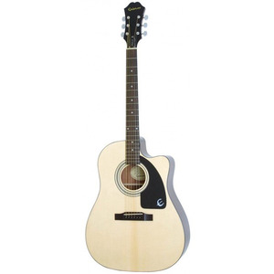 Электроакустическая гитара Epiphone AJ-100CE (Passive) Natural Ch Hdwe (EE1CNACH1) Изображение