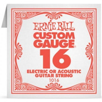 Струна одиночная эл.+ак. 0,016 Ernie Ball Inc. P01016 Изображение