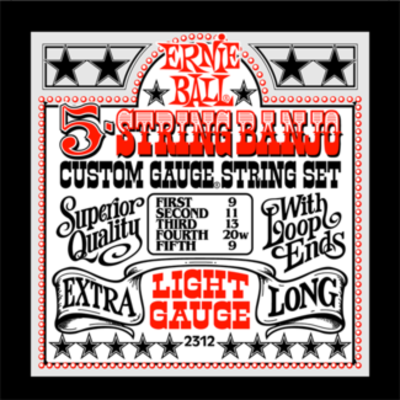 Струни для банджо Ernie Ball P02312 Зображення