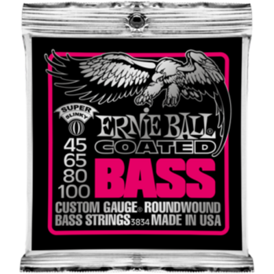 Струни для бас-гітари Ernie Ball P03834 Зображення