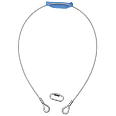 Кабель Eurolite Safety Bond A 4x1000mm up to 15kg silver (58010320) Изображение