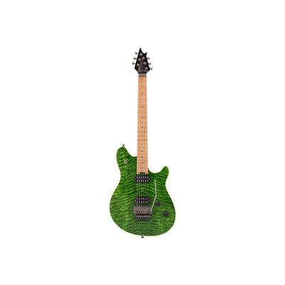 Электрогитара EVH WOLFGANG WG STANDARD WG QM TRANSPARENT GREEN Изображение