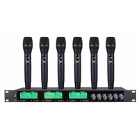 Бездротова мікрофонна система Emiter-S TA-7806 із ручними мікрофонами Зображення