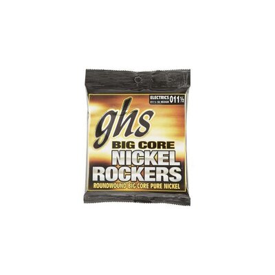 Струни для електрогітари ghs BCM (11-56 Nickel Rockers Big Core) Зображення