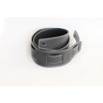 Гітарний ремінь Tropaeis Leather Double Rock (graphite) Зображення