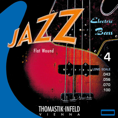 Комплект струн Thomastik Jazz Flat Wound для бас-гитары Изображение