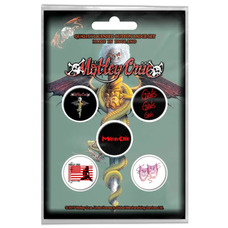 Подарунковий набір значків MOTLEY CRUE - DR FEELGOOD (iol-043) Зображення