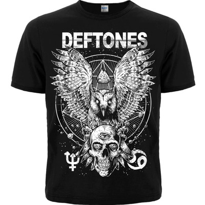 Футболка Deftones (Owl and Skull) Изображение