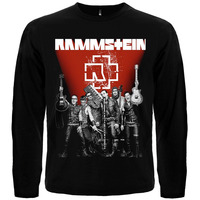Футболка с длинным рукавом Rammstein (red) Изображение