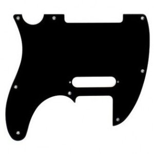 Пікгард Fender Pickguard for Tele 8 Hole 1 Ply Black "Bakelite" (006-4109-000) Зображення
