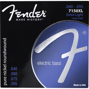 Струни для бас-гітари Fender 7150XL (073-7150-402) Зображення
