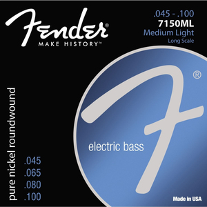 Струни для бас-гітари Fender 7150ML (073-7150-405) Зображення