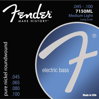 Струни для бас-гітари Fender 7150ML (073-7150-405) Зображення