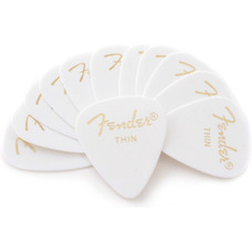 Набор медиаторов Fender 351 Picks White Thin (098-0351-180) Изображение