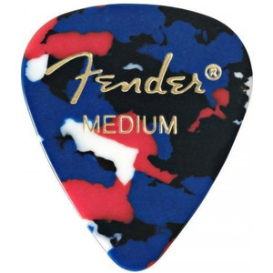 Набор медиаторов Fender 351 Classic Celluloid 144 Confetti Medium (098-0351-350) Изображение