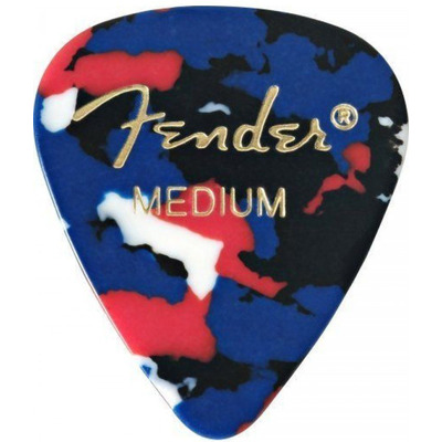 Набор медиаторов Fender 351 Classic Celluloid 144 Confetti Medium (098-0351-350) Изображение