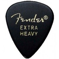 Набор медиаторов Fender 351 Classic Celluloid 144 Black Extra Heavy (098-0351-606) Изображение