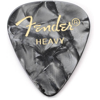 Набор медиаторов Fender 351 Premium Celluloid Black Moto Heavy (098-0351-943) Изображение
