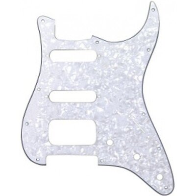 Пикгард Fender Pickguard Standard Strat H/S/S White Pearl 4 Ply (099-1338-000) Изображение