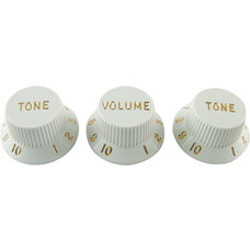 Набір аксесуарів Fender Knobs Stratocaster 1 Volume 2-Tones Aged (099-1369-000) Зображення