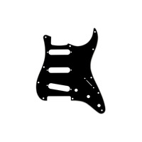 Пікгард FENDER 11-HOLE MODERN-STYLE STRATOCASTER S/S/S PICKGUARDS BLACK Зображення