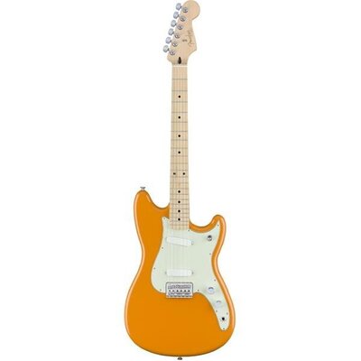 Электрогитара Fender Offset Duo-Sonic Mn Capri Orange Изображение