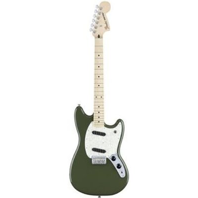 Електрогітара Fender Offset Mustang Mn Olive (144042598) Зображення
