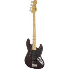 Бас-гитара Fender American Standard Sandblasted Ltd Edition Jazz Bass Mn Crimson Satin (170176338) Изображение