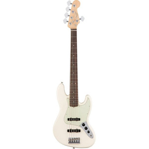 Бас-гитара Fender American Professional Jazz Bass V Rw Olympic White (193950705) Изображение