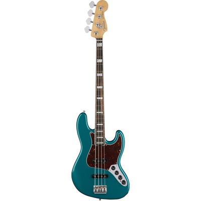 Бас-гитара Fender American Elite Jazz Bass Ebony Fretboard Ocean Turqoise (197001708) Изображение