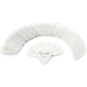 Набор медиаторов Fender 351 White Pick 1 Gross Thin (1980351180) Изображение