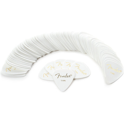 Набор медиаторов Fender 351 White Pick 1 Gross Thin (1980351180) Изображение