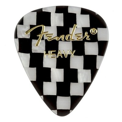 Медіатор Fender 351 Shape Premium Picks Checker Heavy (1980351313) Зображення