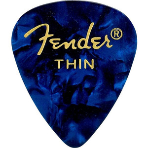 Медіатори Fender 351 Blue Moto (12 Pk) Thin (1980351702) Зображення